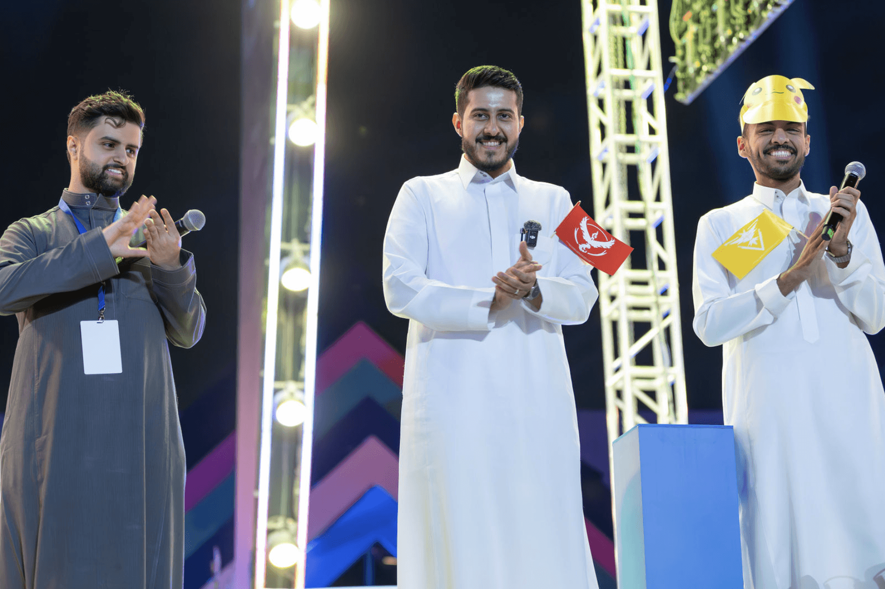 Image of influencers on stage